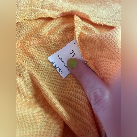 Women’s faux suede yellow bell bottom pants, Sz XL, functional pockets & button - Picture 6 of 6